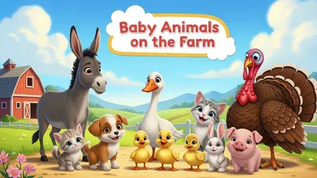 🐄 Hello, Baby Animals! – Meet the Farm's Youngest Residents