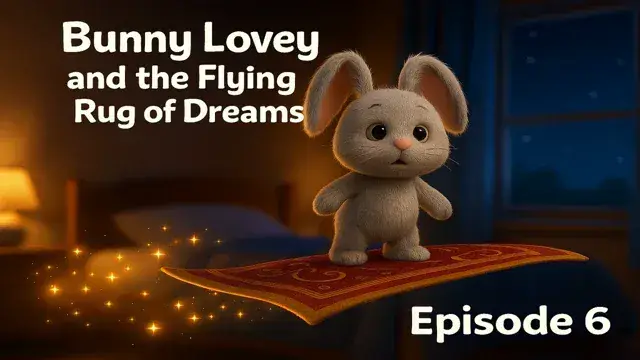 🧳 The Flying Rug Takes You Where Dreams Begin – Bunny Lovey