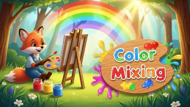 🎨 The Colour Mixing Lab – Discover Primary & Secondary Colours