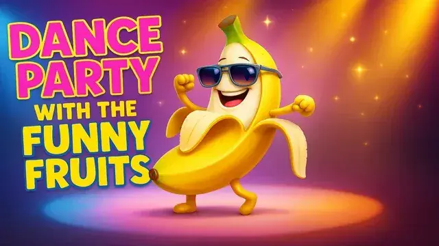 🎉 The Funny Fruit Dance Party – Shake Your Body and Learn!