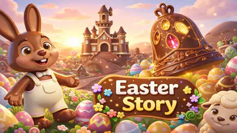 🐰 The Magical Chocolate Kingdom – A Sweet Easter Adventure for Kids