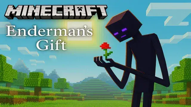 🎁 Enderman's Secret Gift – A Story About Giving & Kindness