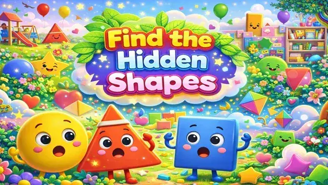 🔍 Can You Find All the Hidden Shapes? – A Visual Puzzle Game