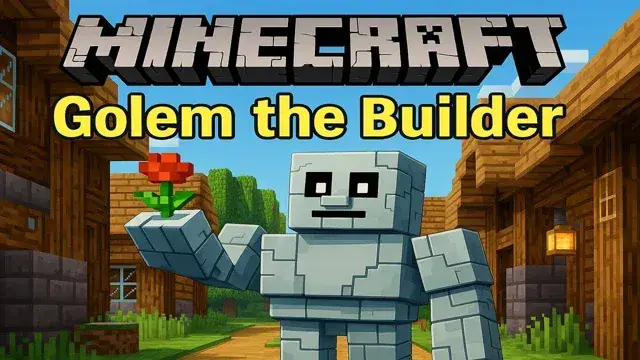 🏗️ Golem Builds with Heart – A Gentle Minecraft Bedtime Story