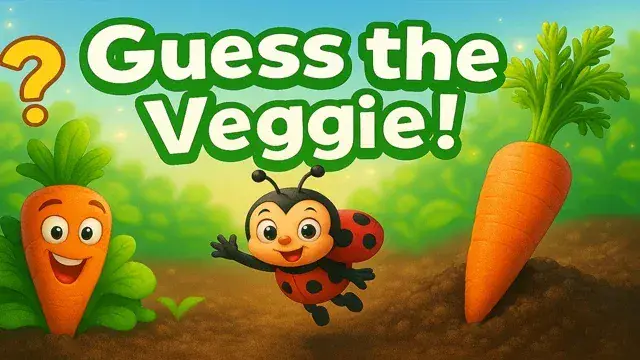 🥦 Dotty's Veggie Quiz – Can You Guess the Hidden Vegetable?