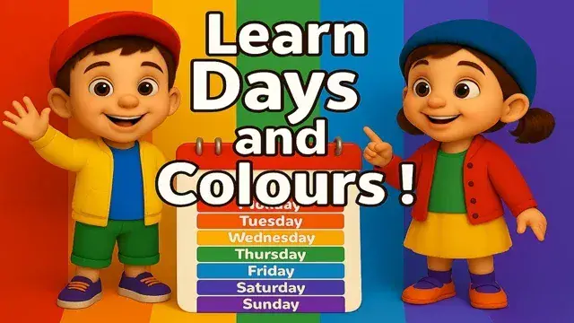 📅 Days of the Week & Colours – Learn Everything with Jack & Sophie