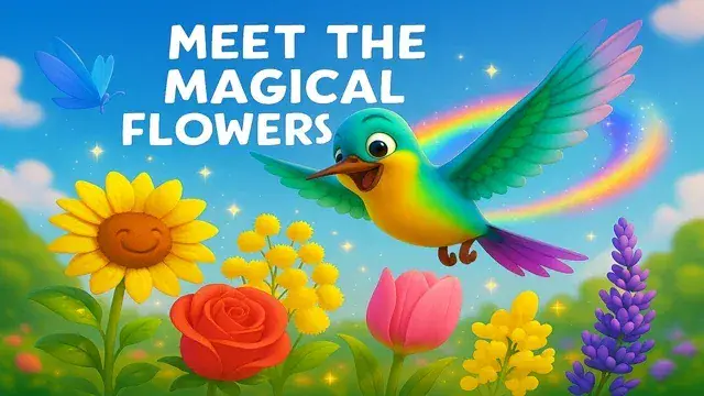 🌹 A Rainbow Garden Comes Alive – Magical Flower Song for Kids