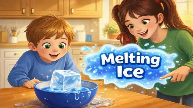 🧊 Why Does Ice Melt? – Discovering States of Matter for Kids