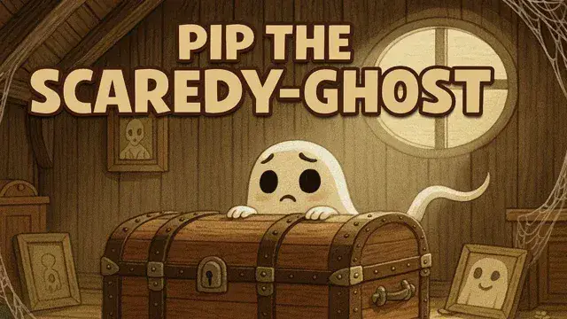 👻 Pip the Scaredy-Ghost – A Sweet and Funny Halloween Story