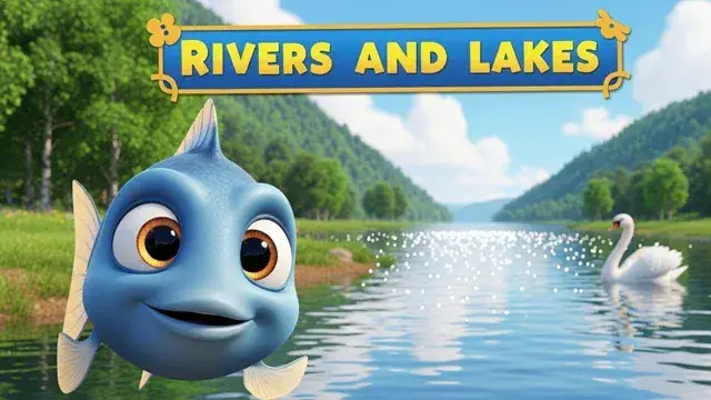 🏞️ A River's Long Journey – From Mountain Spring to the Sea