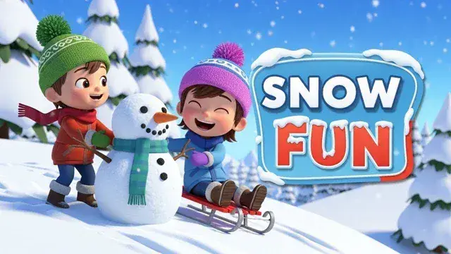 ❄️ Let It Snow! – A Magical Winter Snow Day Adventure for Kids