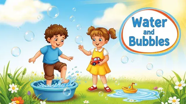 🪧 Water, Bubbles & Science! – Fun Experiments for Young Explorers