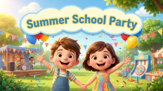 ☀️ The Best Summer School Party – Games, Songs and Sunshine!