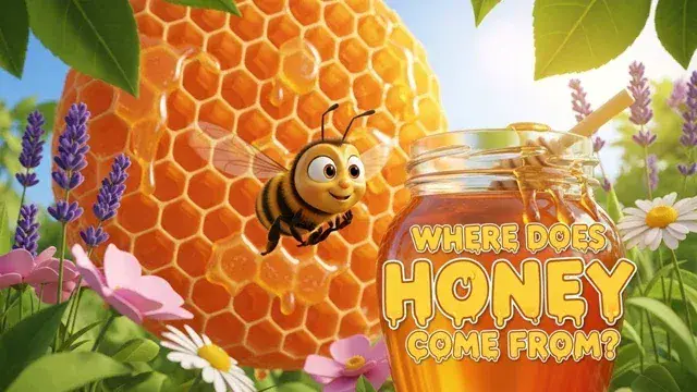 🍯 From Bee to Jar – The Sweet Journey of Honey Explained